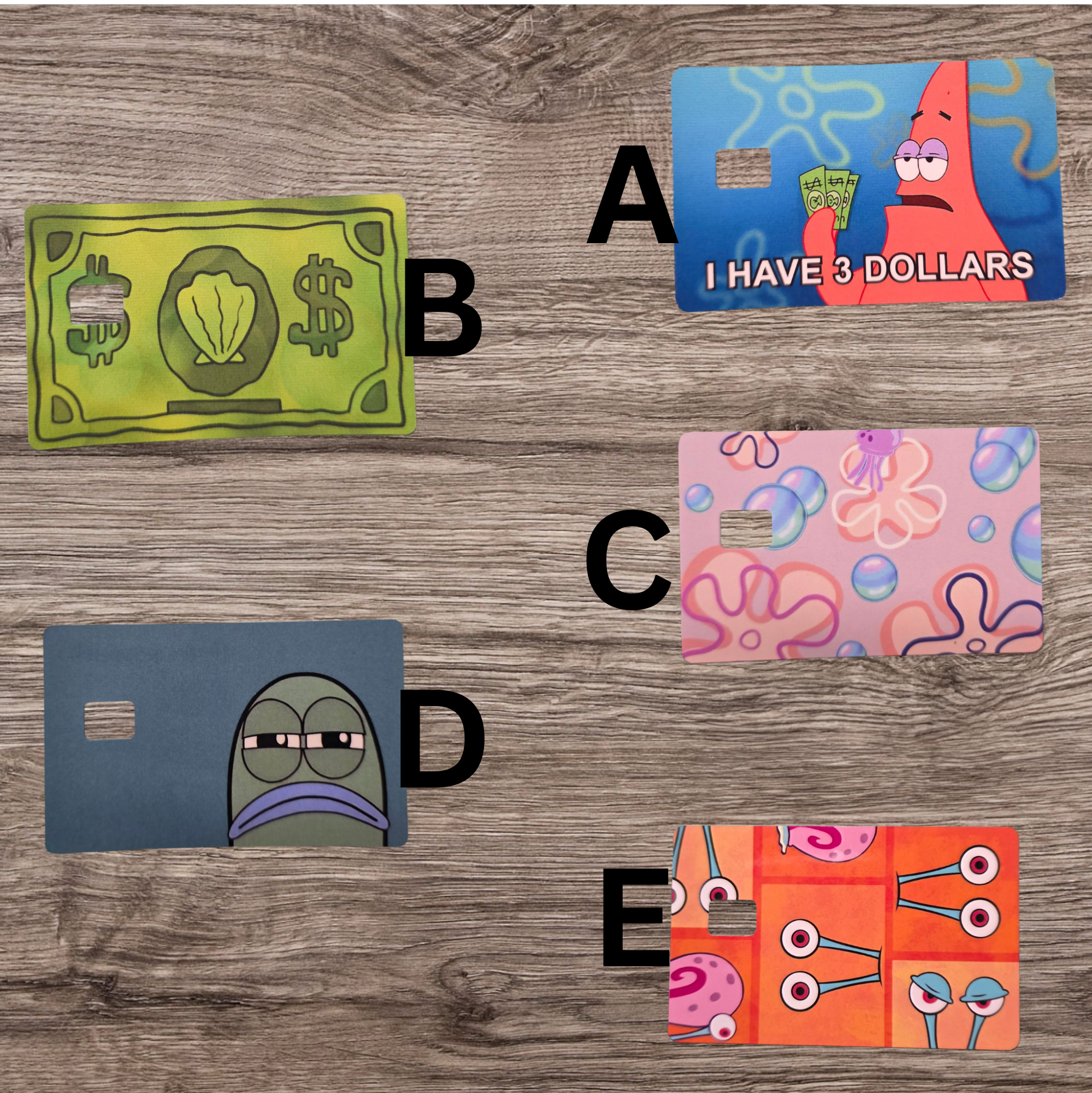 Sponge Themed Card Skins